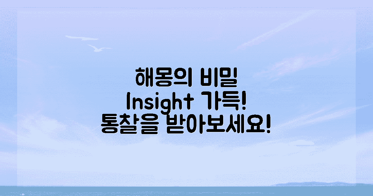 해몽의 통찰을 받아보세요