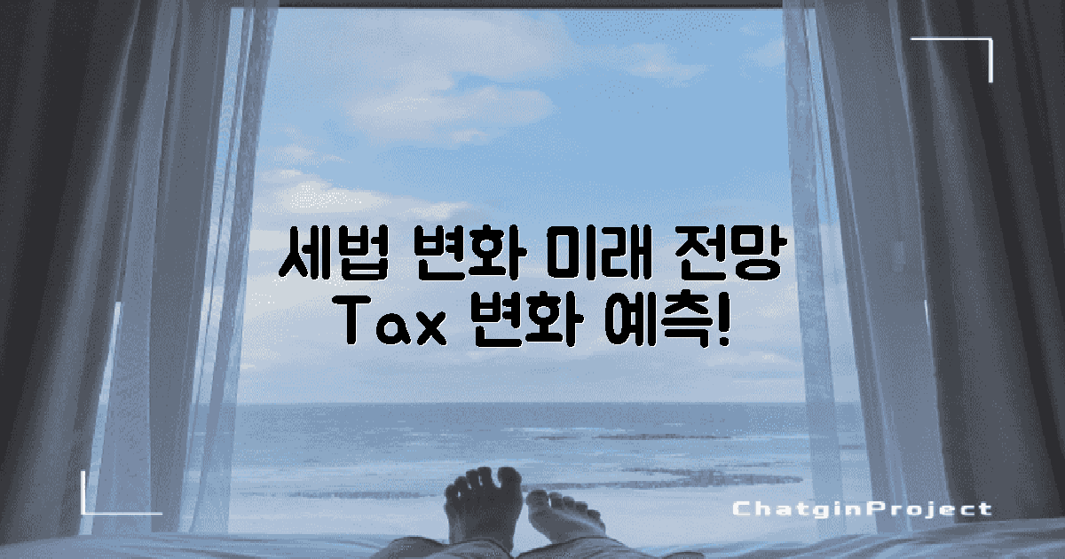 세법 변화와 전망