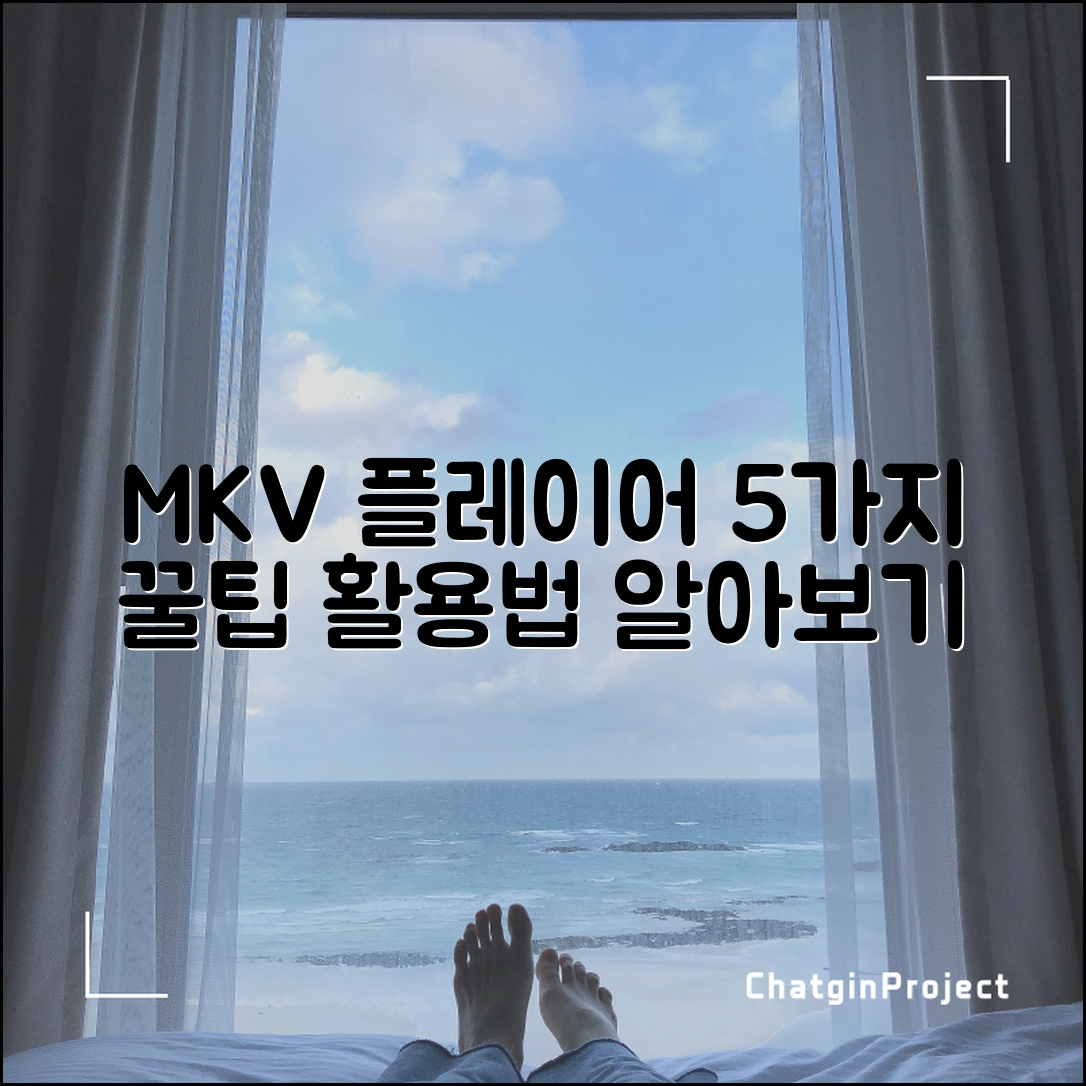mkv 플레이어 활용법: 5가지 필수 팁