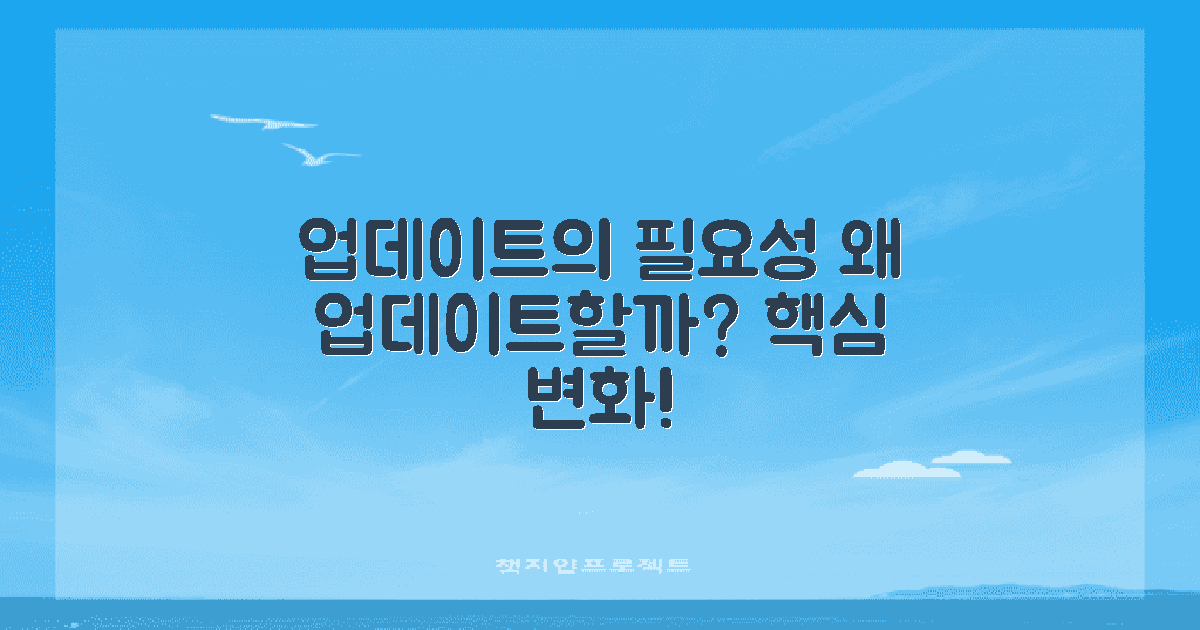 업데이트는 왜 필요할까?