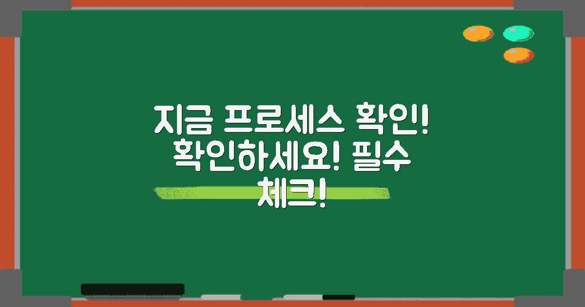 지금 프로세스를 확인하세요