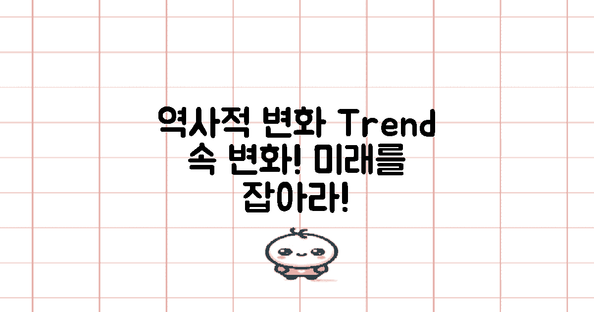 역사적 변화 추세